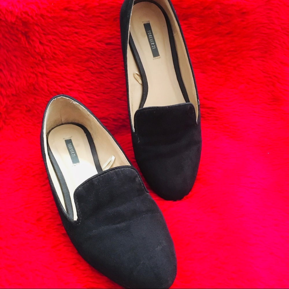 Forever 21 heel flat blk size 7